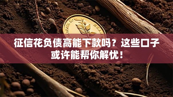 征信花负债高能下款吗?这些口子或许能帮你解忧! 征信花负债高能下款吗?这些口子或许能帮你解忧!