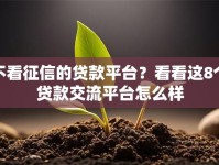 不看征信的贷款平台？看看这8个贷款交流平台怎么样