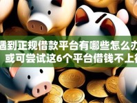 遇到正规借款平台有哪些怎么办？或可尝试这6个平台借钱不上征信
