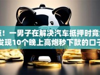 惊！一男子在解决汽车抵押时竟然发现10个晚上高炮秒下款的口子，事后分享了出来