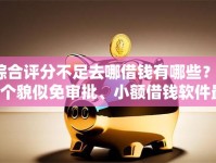 综合评分不足去哪借钱有哪些？10个貌似免审批、小额借钱软件最好借到钱的合集