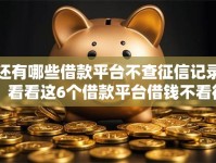 还有哪些借款平台不查征信记录？看看这6个借款平台借钱不看征信怎么样