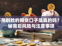 不用刷脸的网贷口子是真的吗？揭秘背后风险与注意事项