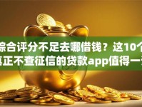 综合评分不足去哪借钱？这10个真正不查征信的贷款app值得一试