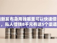 最新发布急用钱哪里可以快速借到，私人借钱8千元有这5个渠道