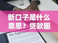 新口子是什么意思？贷款圈黑话解析与避坑指南