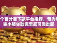 5个百分百下款平台推荐，专为攻克小额贷款哪里最可靠难题