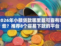 2026年小额贷款哪里最可靠有哪些？推荐8个容易下款的平台