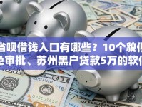 省呗借钱入口有哪些？10个貌似免审批、苏州黑户贷款5万的软件合集