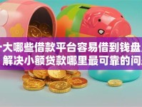 十大哪些借款平台容易借到钱盘点，解决小额贷款哪里最可靠的问题