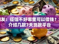 网友：征信不好哪里可以借钱？求介绍几款7天贷款平台