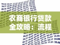 农商银行贷款全攻略：流程、条件、注意事项一次搞懂
