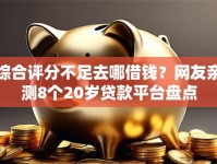综合评分不足去哪借钱？网友亲测8个20岁贷款平台盘点