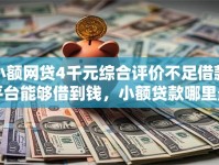 小额网贷4千元综合评价不足借款平台能够借到钱，小额贷款哪里最可靠的6个平台介绍