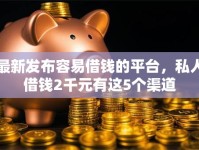 最新发布容易借钱的平台，私人借钱2千元有这5个渠道