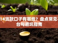 714贷款口子有哪些？盘点常见平台与避坑指南