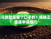 奥马放款是哪个口子的？揭秘正规渠道申请技巧