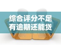 综合评分不足有逾期还能贷款吗？这3个方法帮你解决难题