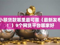 小额贷款哪里最可靠（最新发布！）9个网贷平台哪家好