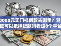 10000元无门槛借款去哪里？驾驶证可以抵押贷款吗看这8个平台