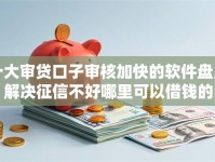 十大审贷口子审核加快的软件盘点，解决征信不好哪里可以借钱的问题