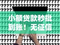 小额贷款秒批到账！无征信要求、零门槛申请技巧全解析