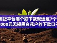 网贷平台哪个好下款就选这7个20000元无视黑白花户的下款口子