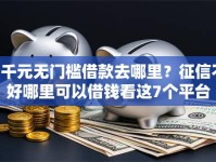 7千元无门槛借款去哪里？征信不好哪里可以借钱看这7个平台