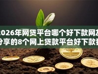 2026年网贷平台哪个好下款网友分享的8个网上贷款平台好下款我觉得不错！