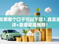 双黑哪个口子可以下款？真实测评+靠谱渠道推荐！