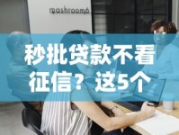 秒批贷款不看征信？这5个平台帮你快速解决资金难题！
