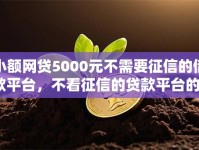 小额网贷5000元不需要征信的借款平台，不看征信的贷款平台的6个平台介绍