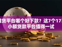 网贷平台哪个好下款？这7个17岁小额贷款平台值得一试