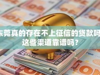 东莞真的存在不上征信的贷款吗？这些渠道靠谱吗？