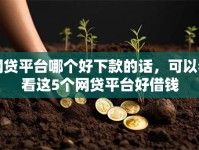 网贷平台哪个好下款的话，可以看看这5个网贷平台好借钱