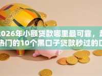 2026年小额贷款哪里最可靠，超热门的10个黑口子贷款秒过的口子推荐