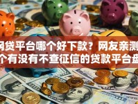 网贷平台哪个好下款？网友亲测8个有没有不查征信的贷款平台盘点