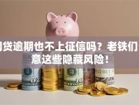 网贷逾期也不上征信吗？老铁们注意这些隐藏风险！