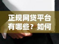 正规网贷平台有哪些？如何挑选安全可靠的借贷渠道