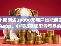 小额网贷20000元黑户也能借款的app，小额贷款哪里最可靠的7个平台介绍