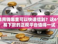 急用钱哪里可以快速借到？这6个易下款的正规平台值得一试