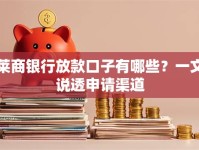 莱商银行放款口子有哪些？一文说透申请渠道