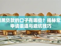 网黑贷款的口子有哪些？揭秘常见申请渠道与避坑技巧