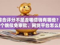 综合评分不足去哪借钱有哪些？10个貌似免审批、网贷平台怎么推广合集