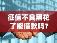 征信不良黑花了能借款吗？这些渠道或许能帮你！