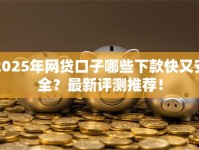 2025年网贷口子哪些下款快又安全？最新评测推荐！