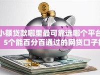 小额贷款哪里最可靠选哪个平台？5个能百分百通过的网贷口子推荐
