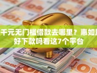 2千元无门槛借款去哪里？惠如愿好下款吗看这7个平台