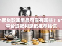 小额贷款哪里最可靠有哪些？6个平台贷款利息低推荐给你