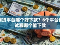 网贷平台哪个好下款？6个平台试试看哪个能下款